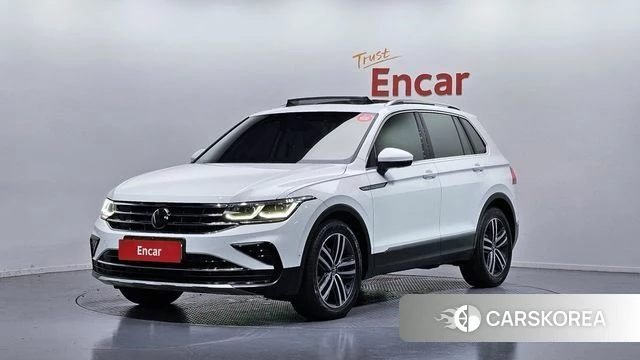 Volkswagen Tiguan second Generation 2023 Белый из Кореи