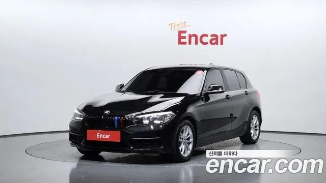 BMW 1 Series (F20) 2018 Черный из Кореи