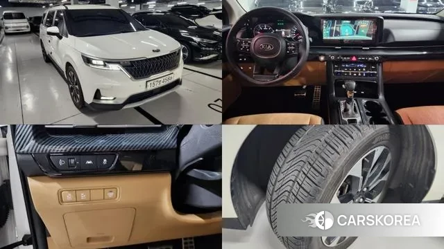 Kia Carnival 4th generation 2021 Белый из Кореи