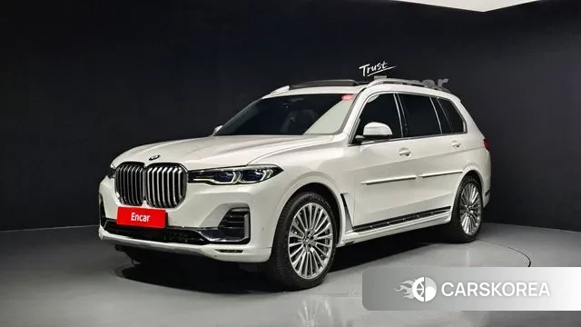 BMW X7 (G07) 2021 Белый из Кореи