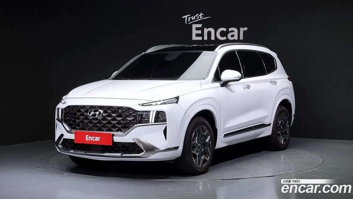 Hyundai The New Santa Fe 2023 Белый из Кореи