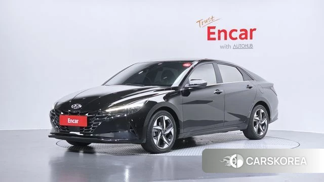 Hyundai Avante (CN7) 2023 Черный из Кореи