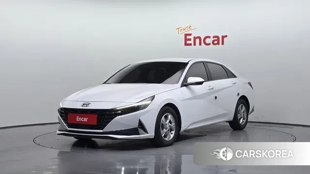 Hyundai Avante (CN7) 2021 Белый из Кореи