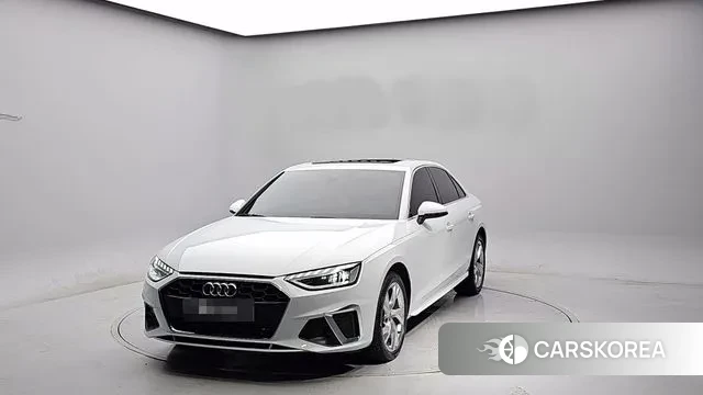 Audi A4 (B9) 2021 Белый из Кореи