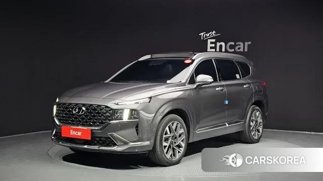 Hyundai The New Santa Fe 2023 Серый из Кореи