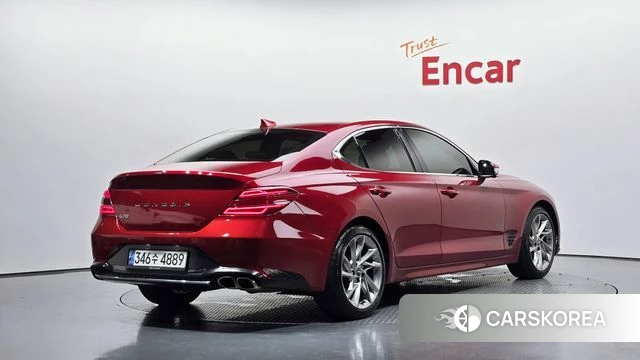 Genesis The New G70 2021 Красный из Кореи
