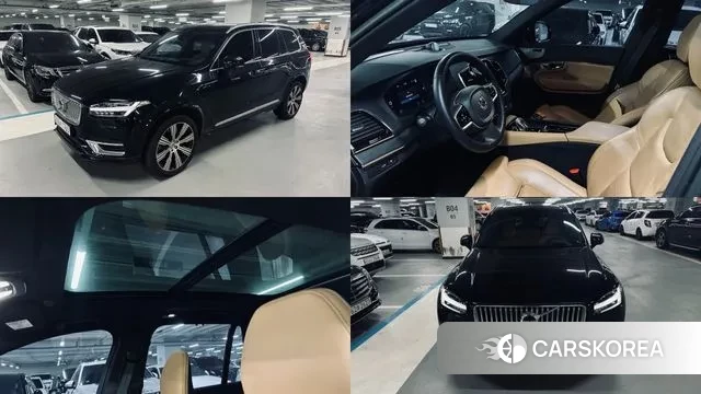 Volvo XC90 second Generation 2022 Черный из Кореи