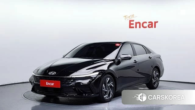 Hyundai The New Avante (CN7) 2023 Черный из Кореи