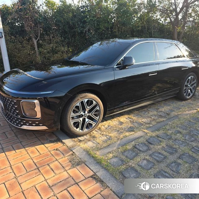 Hyundai Grandeur Hybrid (GN7) 2025 Черный из Кореи