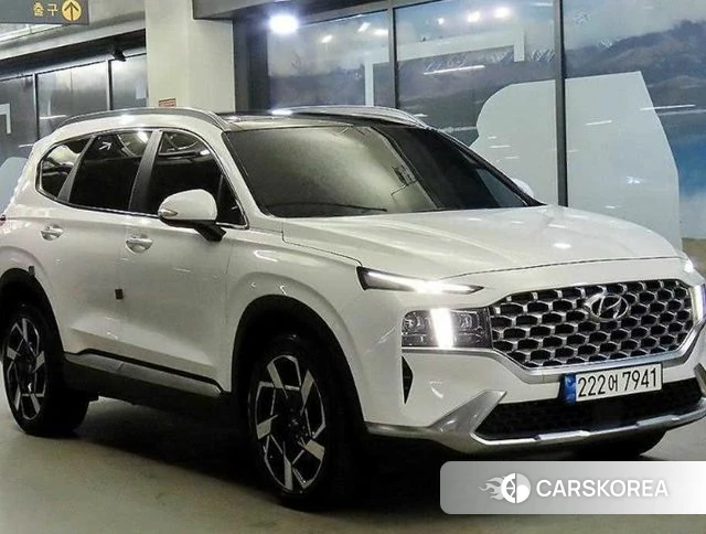 Hyundai The New Santa Fe 2021 Белый из Кореи