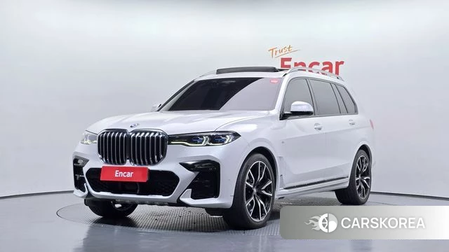 BMW X7 (G07) 2021 Белый из Кореи