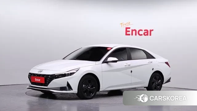 Hyundai Avante (CN7) 2022 Белый из Кореи