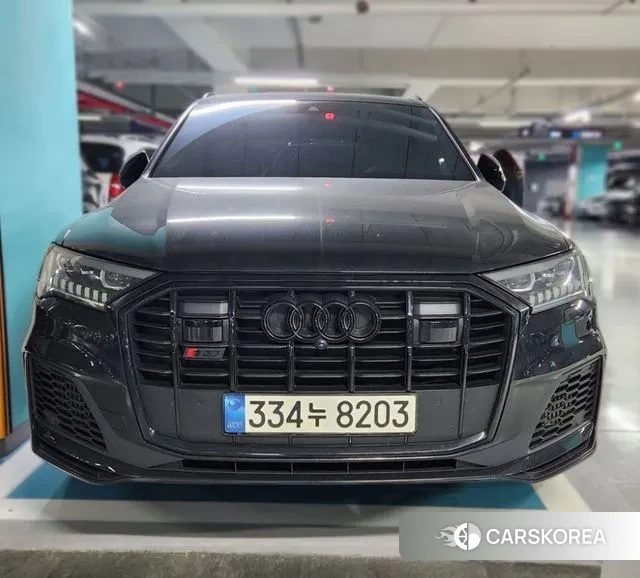 Audi Q7 (4M) 2021 Черный из Кореи