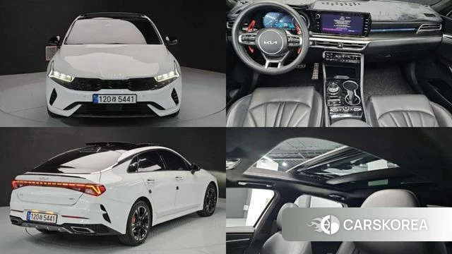 Kia K5 Hybrid 3rd Generation 2022 Белый из Кореи