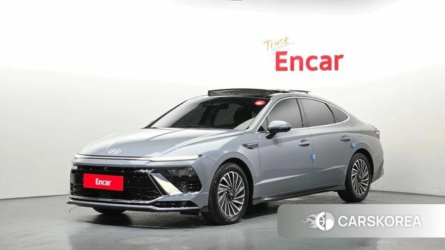 Hyundai Sonata D Edge Hybrid (DN8) 2024 Светло-серебряный цвет из Кореи