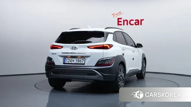 Hyundai The New Kona Hybrid 2021 Белый из Кореи