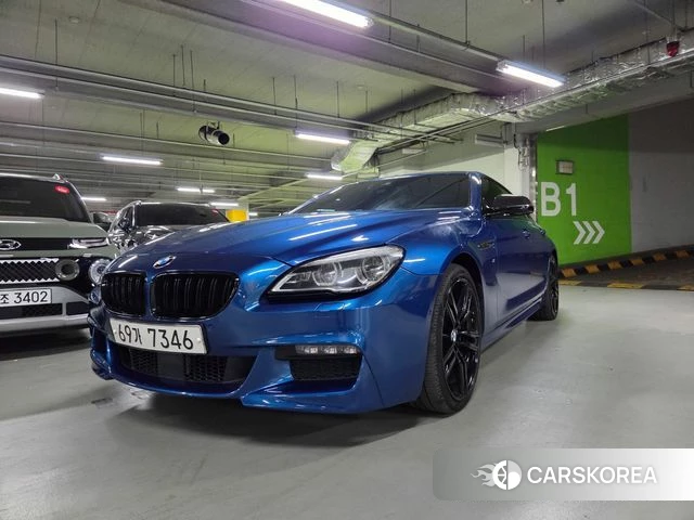 BMW 6 Series (F12) 2018 Синий из Кореи