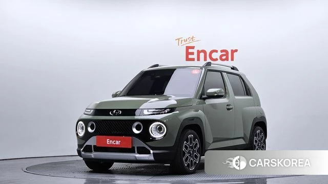 Hyundai Casper 2024 Темно-зеленый из Кореи