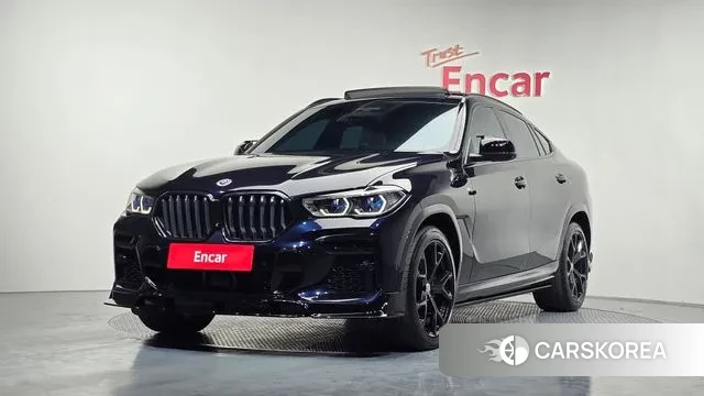 BMW X6 (G06) 2022 Черный из Кореи