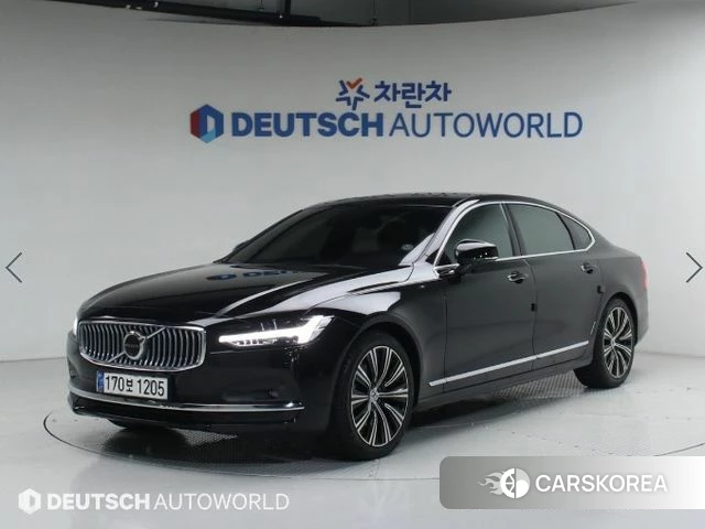 Volvo S90 2021 Черный из Кореи
