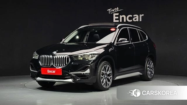 BMW X1 (F48) 2022 Черный из Кореи
