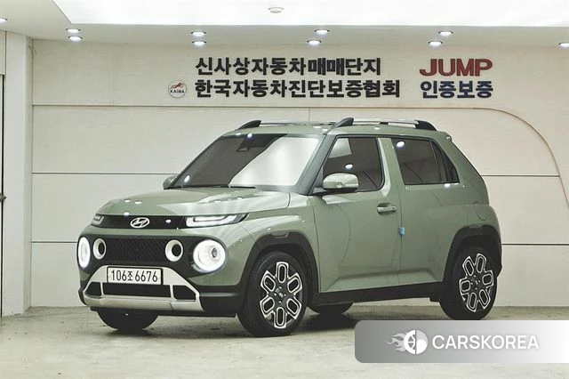 Hyundai Casper 2023 Светло-зеленый из Кореи
