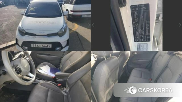 Kia Morning Urban (JA) 2022 Белый из Кореи