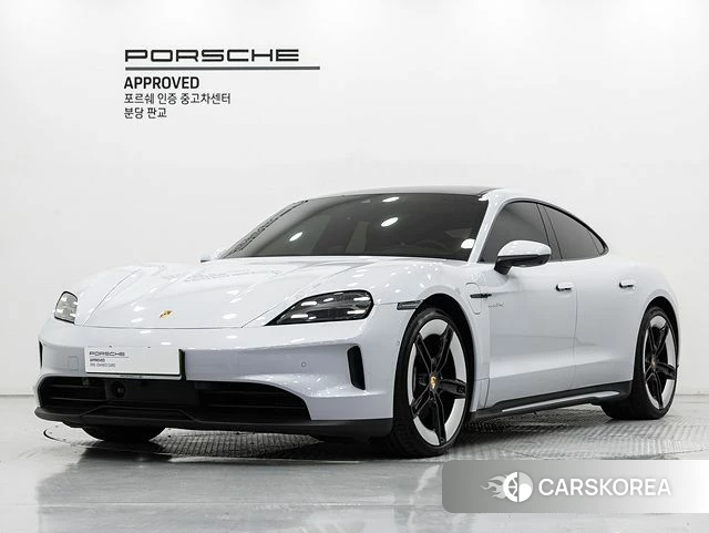 Porsche Taycan 2024 Светло-серебряный цвет из Кореи