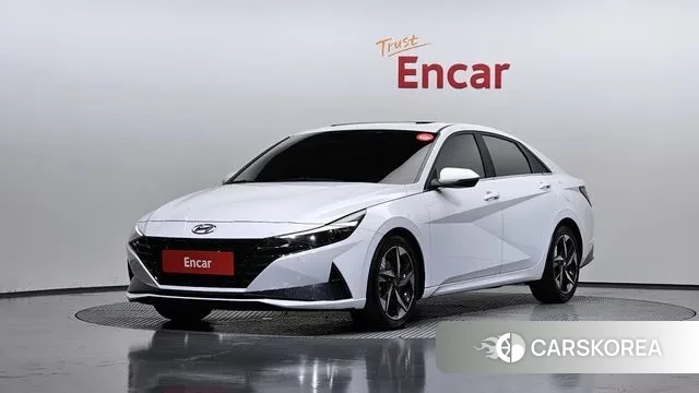 Hyundai Avante (CN7) 2020 Белый из Кореи