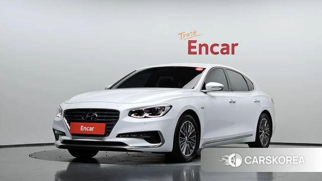Hyundai Grandeur IG Hybrid 2018 Белый из Кореи