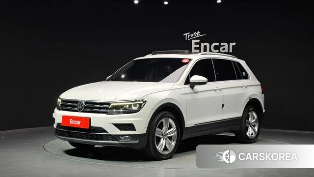 Volkswagen Tiguan second Generation 2020 Белый из Кореи