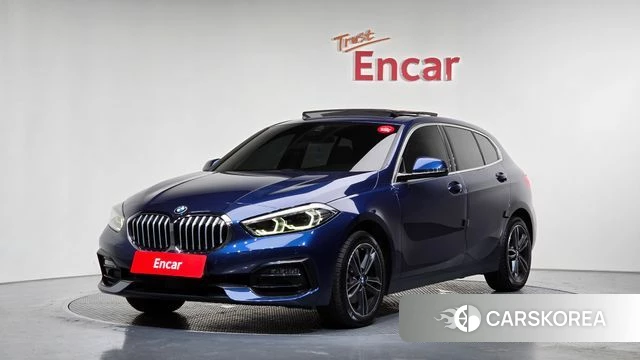 BMW 1 Series (F40) 2020 Синий из Кореи