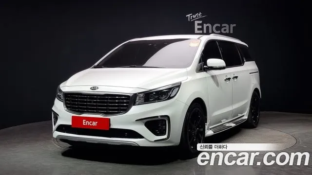 Kia The New Carnival 2019 Белый из Кореи