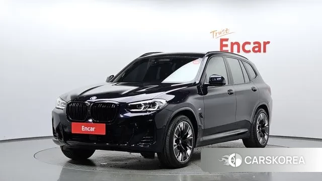 BMW iX3 2022 Черный из Кореи