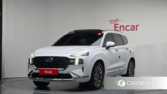 Hyundai The New Santa Fe 2021 Белый из Кореи
