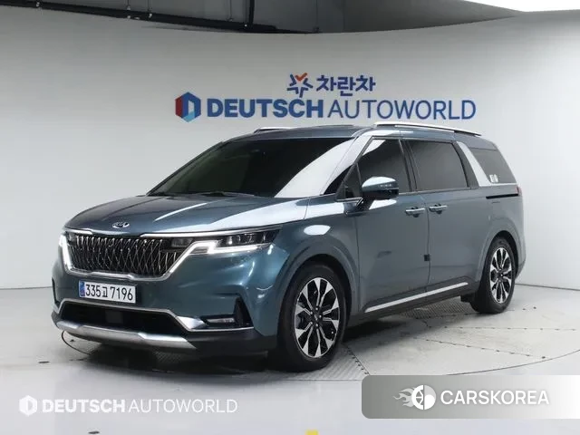 Kia Carnival 4th generation 2021 Синий из Кореи