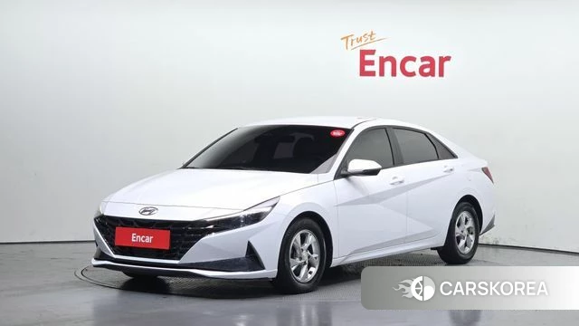Hyundai Avante (CN7) 2022 Белый из Кореи