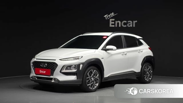 Hyundai Kona Hybrid 2020 Белый из Кореи