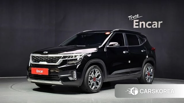 Kia Seltos 2019 Черный из Кореи