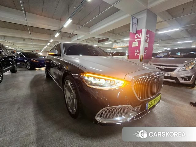 Mercedes-Benz S-Class W223 2024 Черный двухцветный из Кореи