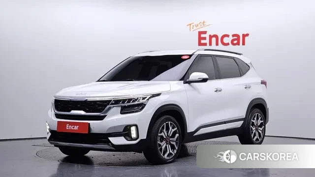 Kia Seltos 2021 Черный из Кореи
