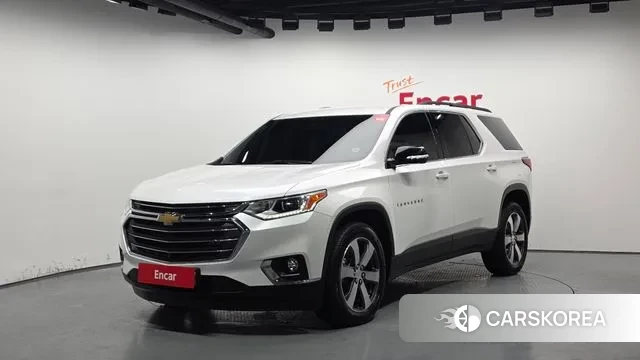 Chevrolet (GM Daewoo) Traverse 2021 Белый из Кореи