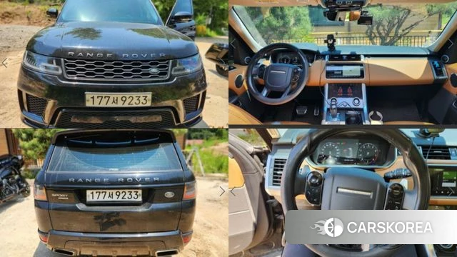 Land Rover Range Rover Sport 2nd Generation 2019 Черный из Кореи