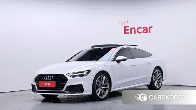 Audi A7 (4K) 2020 Белый из Кореи