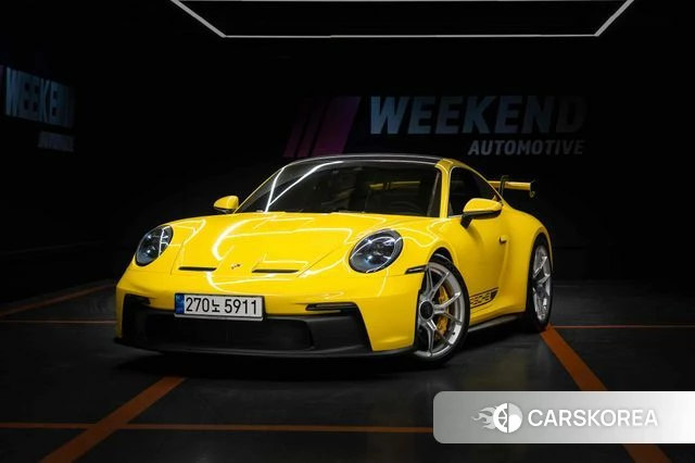 Porsche 911(992) 2022 Желтый из Кореи