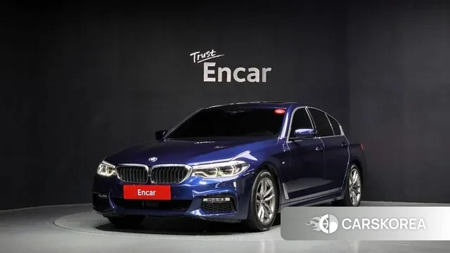 BMW 5 Series (G30) 2018 Синий из Кореи