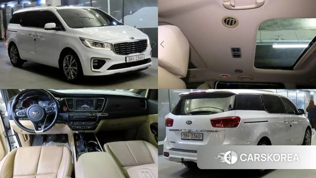 Kia The New Carnival 2018 Белый из Кореи