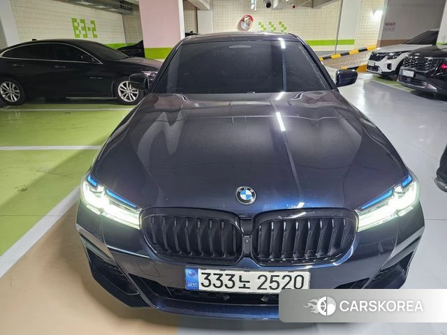 BMW 5 Series (G30) 2021 Синий из Кореи