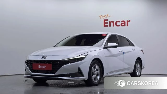 Hyundai Avante (CN7) 2020 Белый из Кореи