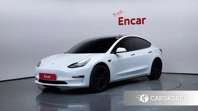 Tesla Model 3 2021 Белый из Кореи